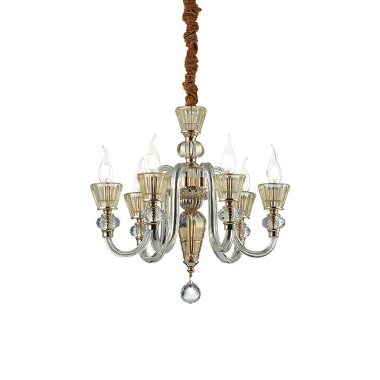 Candelabru clasic stil venetian 6xE24/40W, Strauss SP6 140605 Ideal Lux