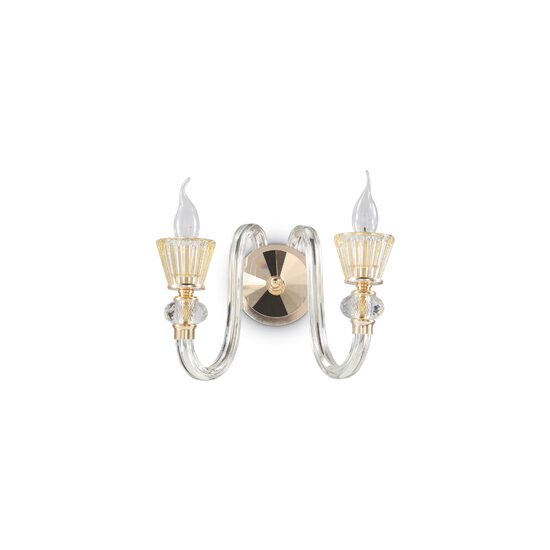 Aplica clasica stil venetian 2xE14/40W,  Strauss AP2 140599 Ideal Lux