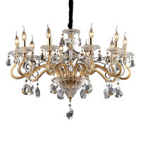 Candelabru clasic auriu stil venetian 10xE14/40W, Negresco SP10 087771 Ideal Lux