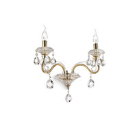 Aplica clasica aurie stil venetian 2xE14/28W, Negresco AP2 087757 Ideal Lux