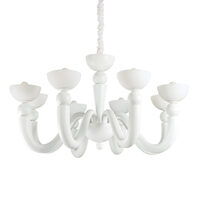 Candelabru modern alb 8xE14/28W, Bon Bon SP8 094007 Ideal Lux