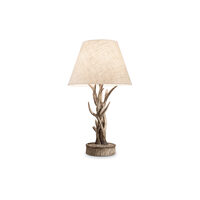 Veioza rustica rasina lucrata manua, 1xE27/60W, Chalet TL1 128207 Ideal Lux