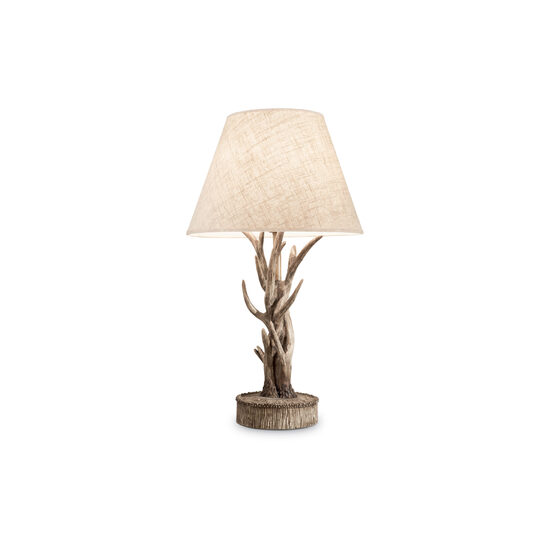 Veioza rustica rasina lucrata manua, 1xE27/60W, Chalet TL1 128207 Ideal Lux