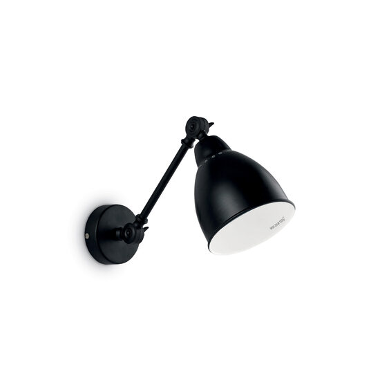Aplica vintage neagra reglabila 1xE27/42W, Newton AP1 027852 Ideal Lux
