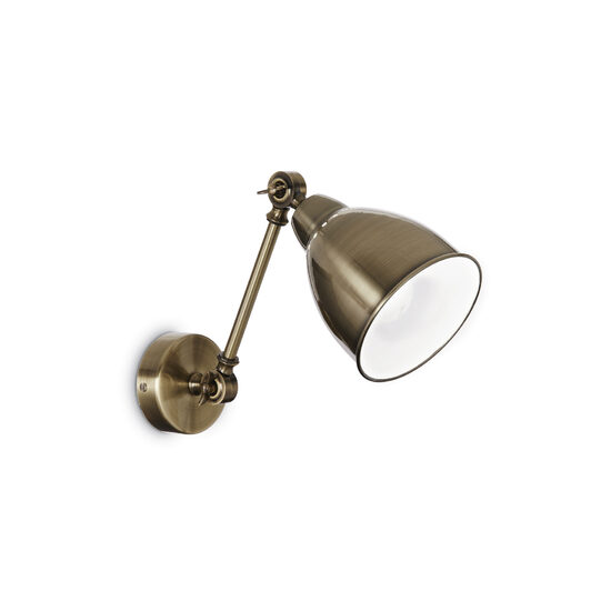 Aplica vintage alama patinata reglabila 1xE27/42W, Newton AP1 027876 Ideal Lux