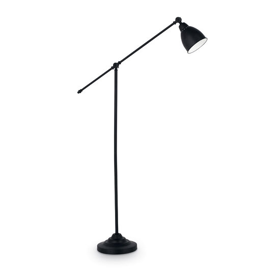 Lampadar vintage negru reglabil 1xE27/42W, Newton PT1 003528 Ideal Lux
