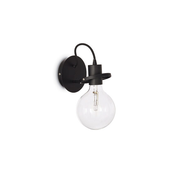 Aplica moderna neagra 1xE27/60W, Radio AP1 119502 Ideal Lux