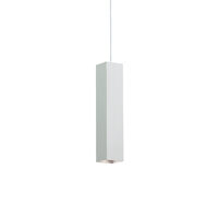Lustra moderna alba paralelipipedica 1xGU10/28W, Sky SP1 126906 Ideal Lux