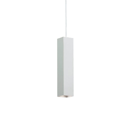 Lustra moderna alba paralelipipedica 1xGU10/28W, Sky SP1 126906 Ideal Lux
