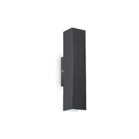 Aplica moderna neagra paralelipipedica 2xGU10/28W, Sky AP1 126890 Ideal Lux