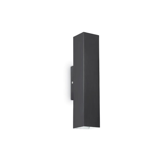 Aplica moderna neagra paralelipipedica 2xGU10/28W, Sky AP1 126890 Ideal Lux