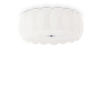 Plafoniera moderna alba 8xE27/60W, Ovalino PL8 094014 Ideal Lux