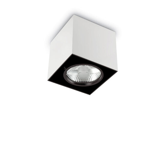 Plafoniera moderna alba patrata 1xGU10/50W, Mood PL1-D15 140933 Ideal Lux