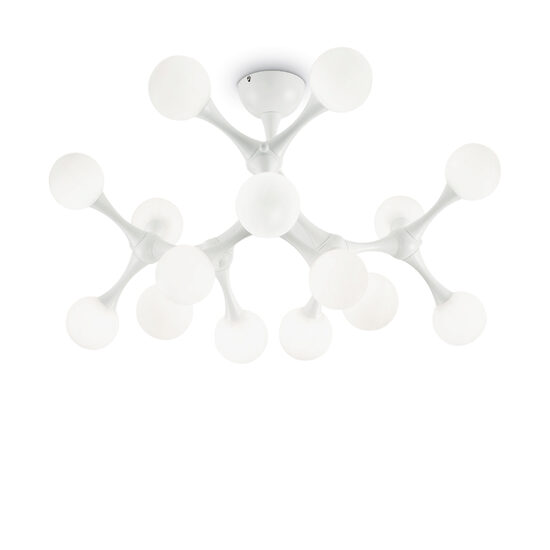 Plafoniera metalica alba 9xG9/15W, Nodino PL9 149622 Ideal Lux