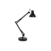 Veioza moderna neagra reglabila 1xE27/42W, Wally TL1 061191 Ideal Lux