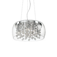 Lustra moderna cromata 8xG9/40W, Audi 80 SP8 031750 Ideal Lux