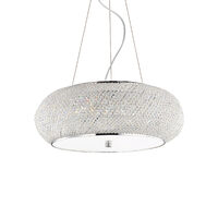 Candelabru modern cromat 10xE14/40W, Pasha SP10 082196 Ideal Lux