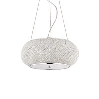 Candelabru modern cromat 6xE14/40W, Pasha SP6 100784 Ideal Lux
