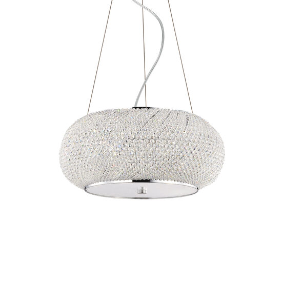 Candelabru modern cromat 6xE14/40W, Pasha SP6 100784 Ideal Lux