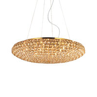 Candelabru modern auriu 12xG9/40W, King SP12 088020 Ideal Lux
