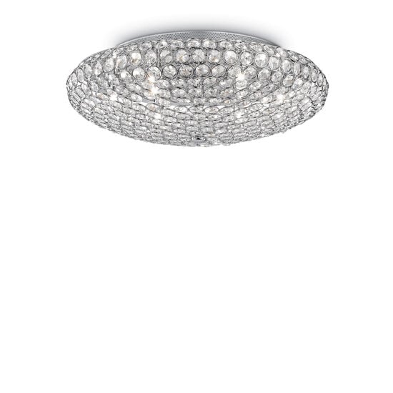 Plafoniera moderna cromat 9xG9/40W, King PL9 073255 Ideal Lux