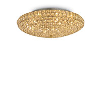 Plafoniera moderna auriu 9xG9/40W, King PL9 073262 Ideal Lux