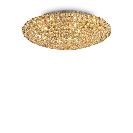 Plafoniera moderna auriu 9xG9/40W, King PL9 073262 Ideal Lux