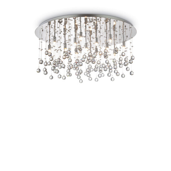 Plafoniera moderna cromata 15xG9/40W, Moonlight PL15 077819 Ideal Lux