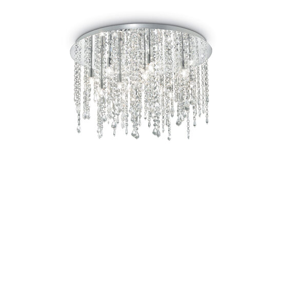 Plafoniera moderna cromata 12xG9/40W, Royal PL12 053004 Ideal Lux