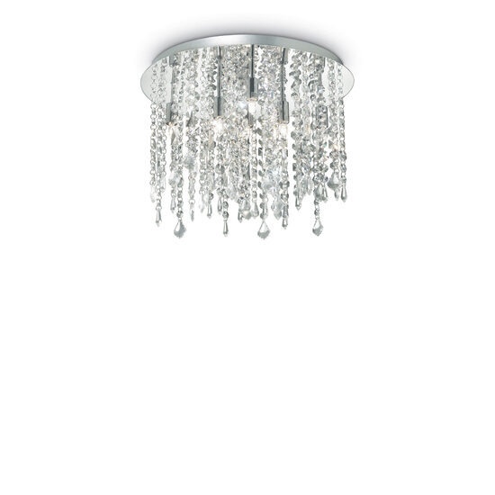 Plafoniera moderna cromata 8xG9/40W, Royal PL8 052991 Ideal Lux