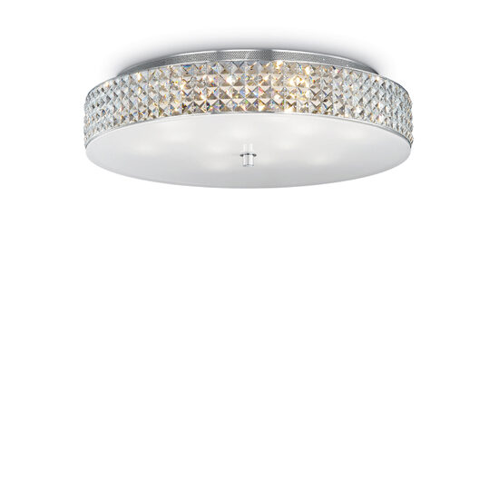 Plafoniera moderna cromata 12xG9/40W, Roma PL12 087870 Ideal Lux