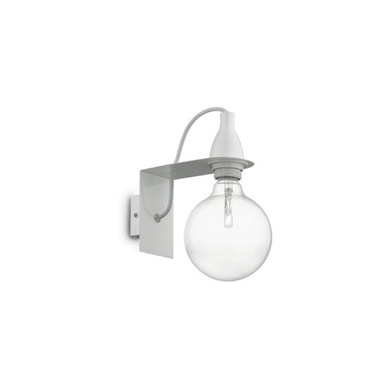Aplica alba minimalista 1xE27/60W, Minimal AP1 045191 Ideal Lux
