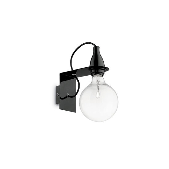 Aplica neagra minimalista 1xE27/60W, Minimal AP1 045214 Ideal Lux