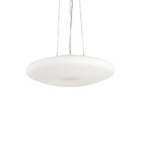 Lustra moderna abajur sticla opal 5xE27/60W, Glory SP5-D60 019741 Ideal Lux