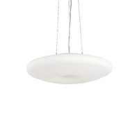 Lustra moderna abajur sticla opal 3xE27/60W, Glory SP3-D50 019734 Ideal Lux