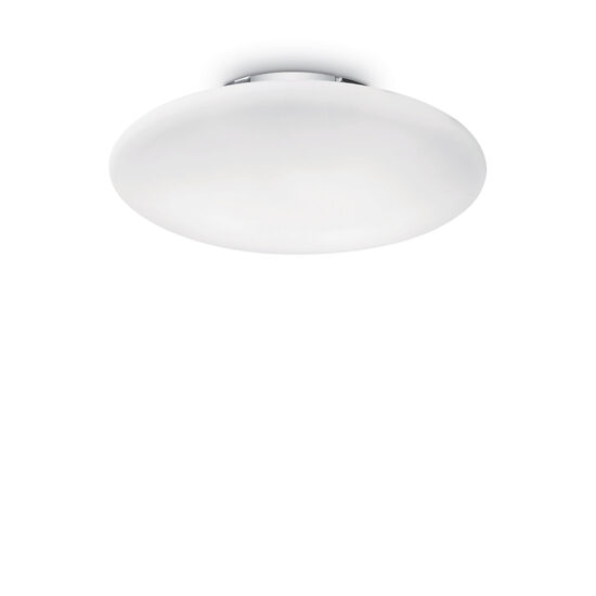 Plafoniera moderna cromata 3xE27/60W, Smarties Bianco PL3-D60 032023 Ideal Lux
