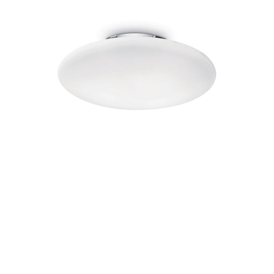 Plafoniera moderna cromata 3xE27/60W, Smarties Bianco PL3-D50 032030 Ideal Lux