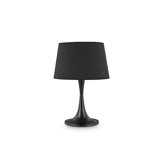 Veioza moderna neagra 1xE27/60W, London TL1 Big 110455 Ideal Lux
