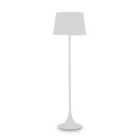 Lampadar modern alb abajur textil 1xE27/60W, London PT1 110233 Ideal Lux