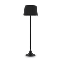 Lampadar modern negru abajur textil 1xE27/60W, London PT1 110240 Ideal Lux
