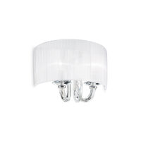 Aplica moderna abajur organza 2xE14/40W, Swan AP2 035864 Ideal Lux