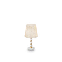 Veioza moderna aurie 1xE27/60W, Queen TL1 Medium 077741 Ideal Lux