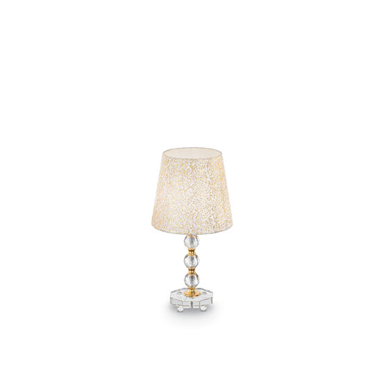 Veioza moderna aurie 1xE27/60W, Queen TL1 Medium 077741 Ideal Lux