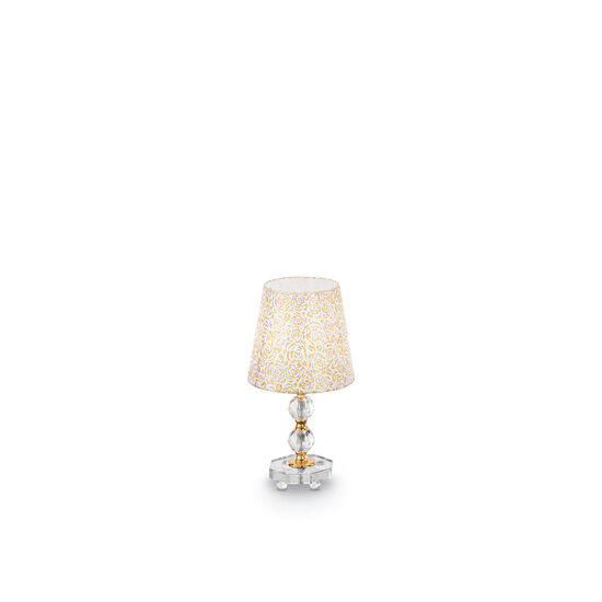 Veioza moderna aurie 1xE27/60W, Queen TL1 Small 077734 Ideal Lux