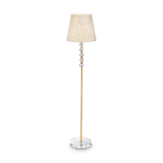 Lampadar modern auriu 1xE27/60W, Queen PT1 077765 Ideal Lux