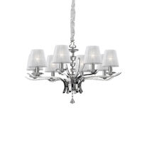 Candelabru modern cromat 8xE14/28W, Pegaso SP8 059242 Ideal Lux