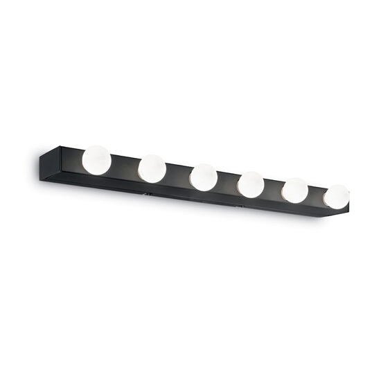 Aplica moderna neagra liniara 6xE14/40W, Prive AP6 159508 Ideal Lux
