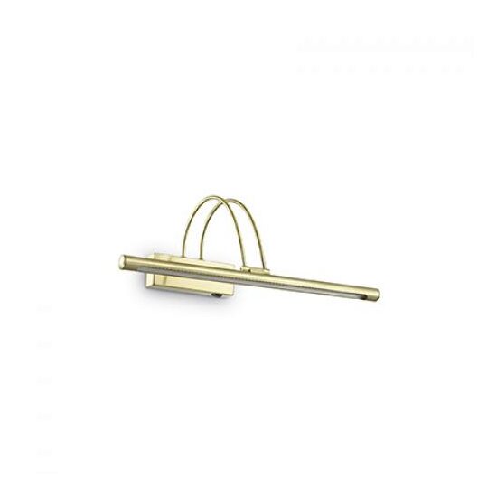 Aplica moderna auriu satinat LED 8W/1050lm/3000K, Bow AP D76 121130 Ideal Lux