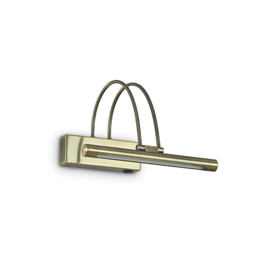 Aplica moderna alama patinata LED 3.5W/410lm/3000K, Bow AP D26 121338 Ideal Lux