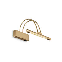 Aplica moderna auriu satinat LED 3.5W/410lm/3000K, Bow AP D26 121154 Ideal Lux